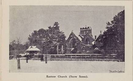 [1905 Eastnor Church Snow]