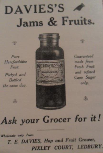 [DAVIES'S Jams and Fruit Advert]