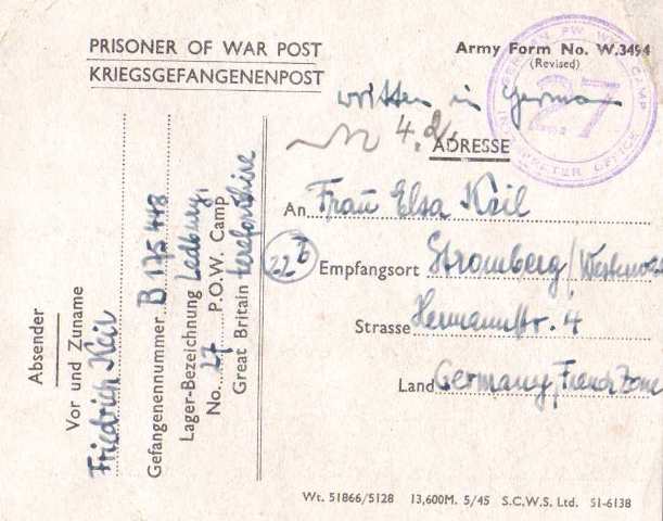 [Prisoner of War Post]