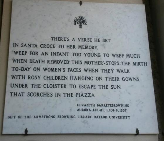 [Elizabeth Barrett Browning's Grave]