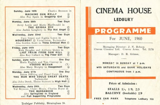 [Ledbury Cinema 1958]