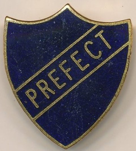[Ledbury County Secondary School Prefects Badge]