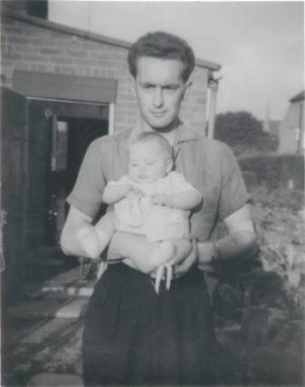 [1960 Andy SMITH and his dad]